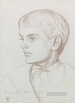 Retrato británico William Holman Hunt Pinturas al óleo
